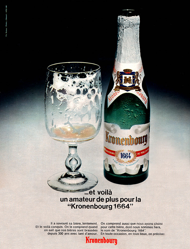 Advert Kronenbourg 1967