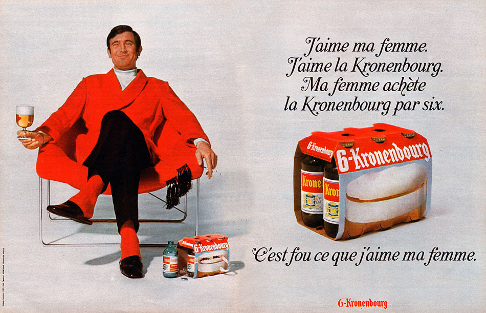 Advert Kronenbourg 1968