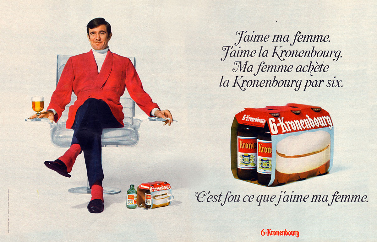 Advert Kronenbourg 1968