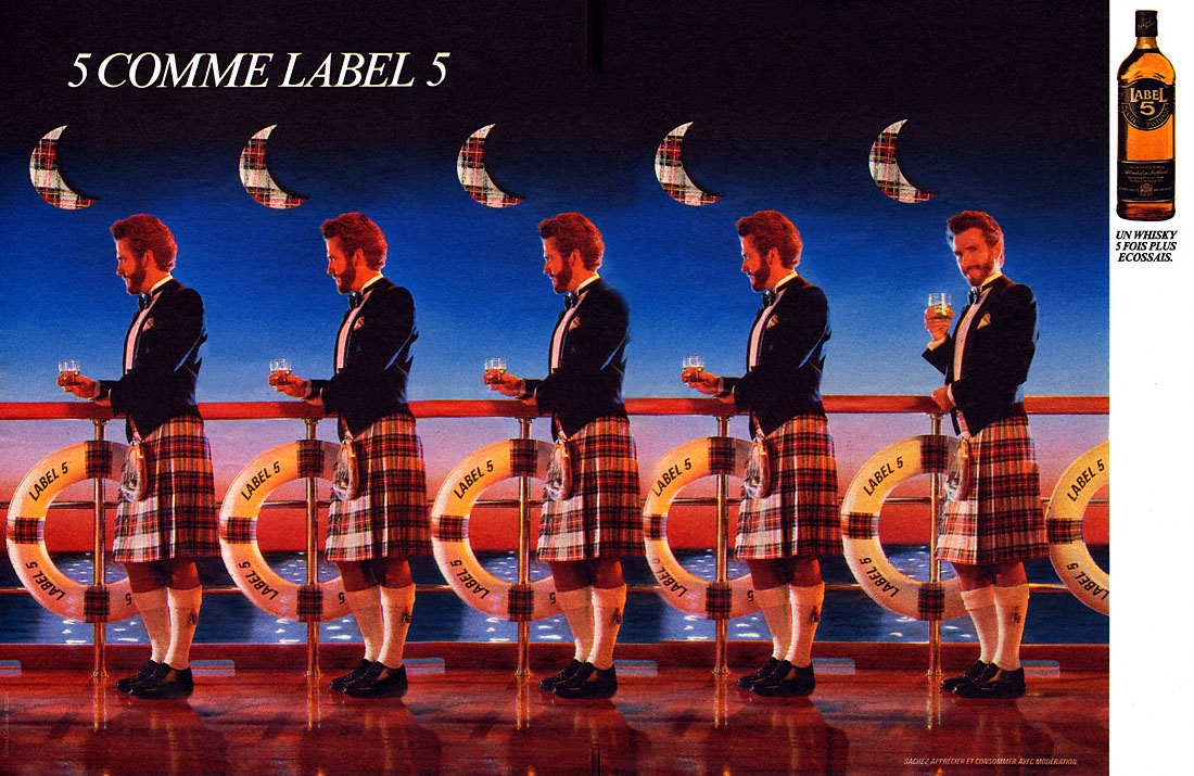 Advert Label 5 1985