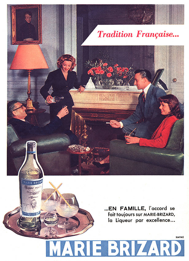 Advert Marie Brizard 1951
