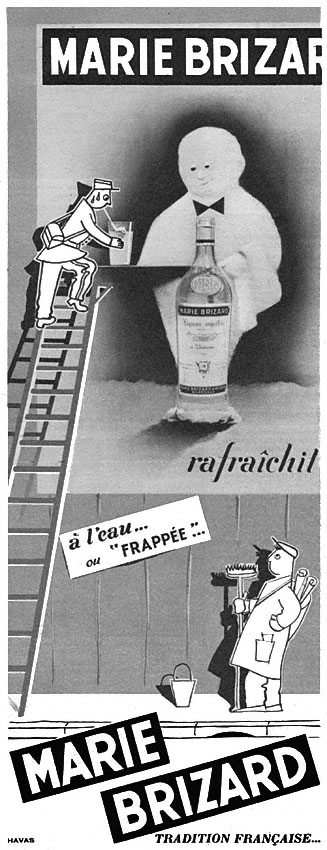 Advert Marie Brizard 1952