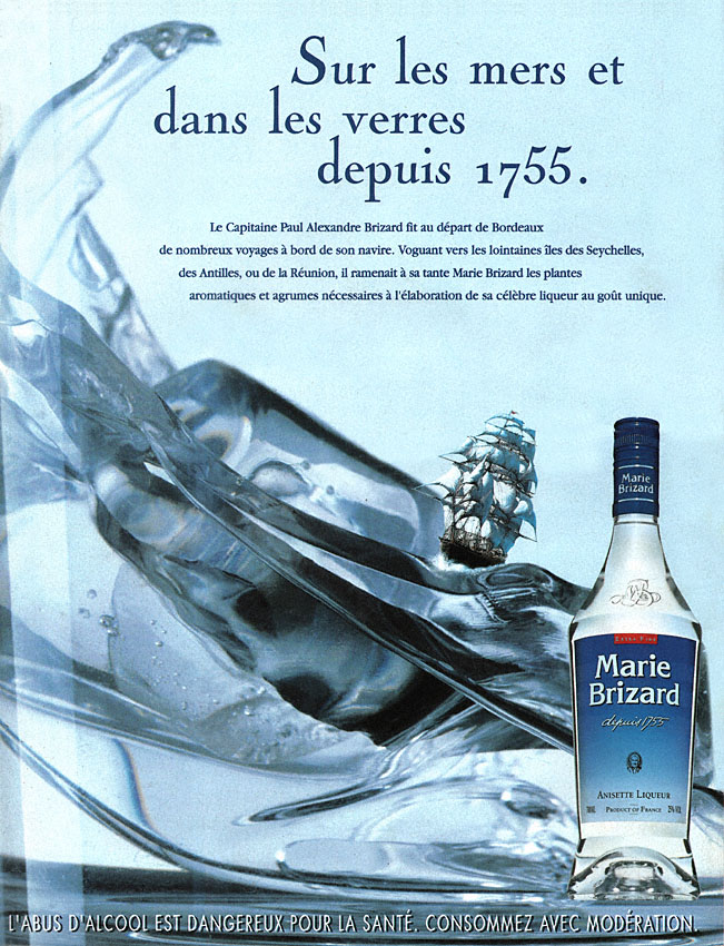 Advert Marie Brizard 1995