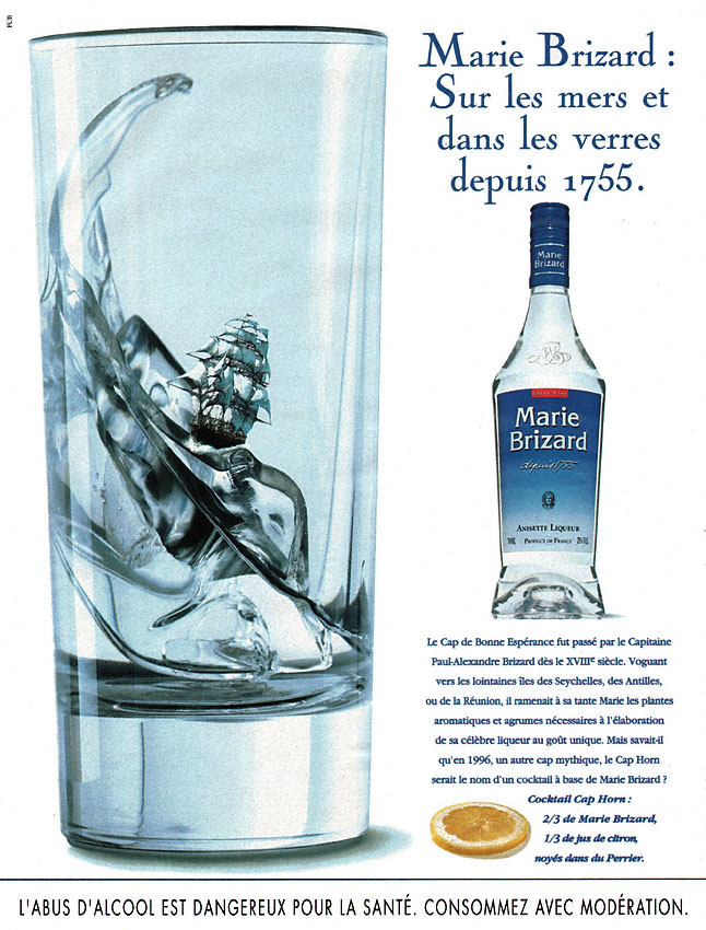 Advert Marie Brizard 1996