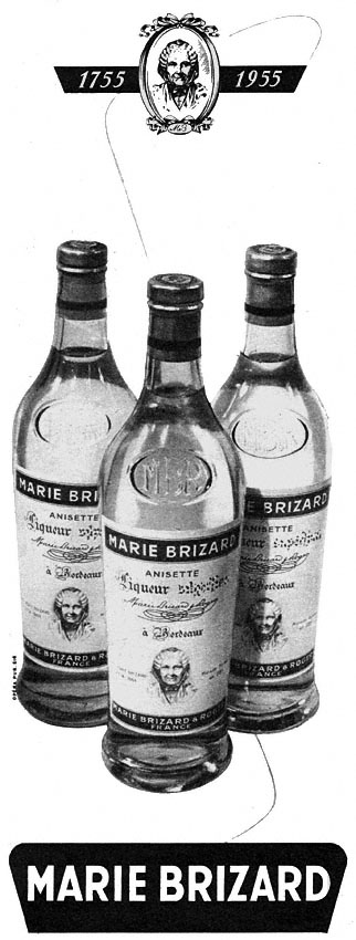 Advert Marie Brizard 1955