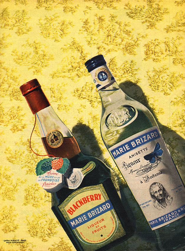 Advert Marie Brizard 1956