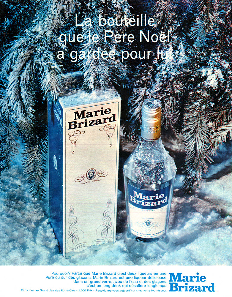 Advert Marie Brizard 1966