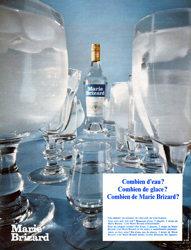 Advert Marie Brizard 1968
