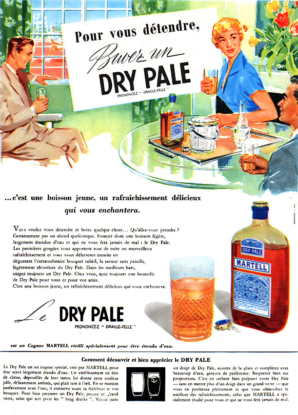 Advert Martell 1956