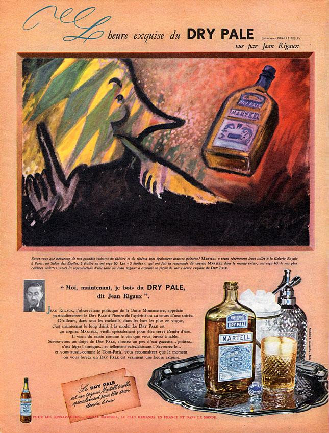 Advert Martell 1958
