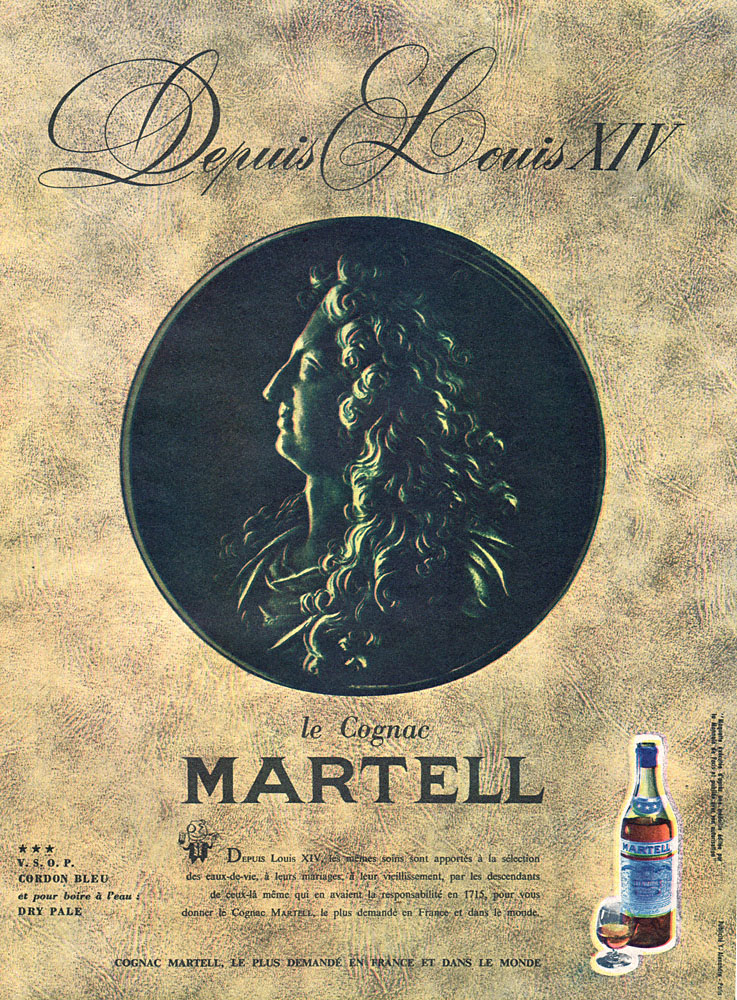 Advert Martell 1959