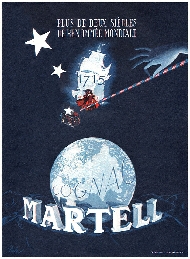 Advert Martell 1950