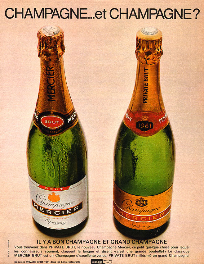 Advert Mercier 1968