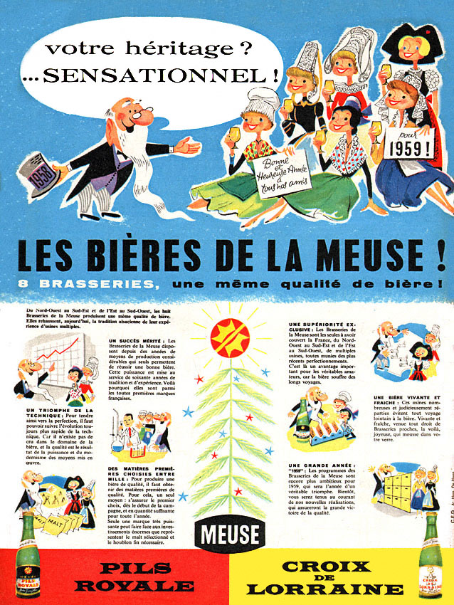 Advert Meuse 1958