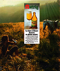 Advert Mutzig 1973