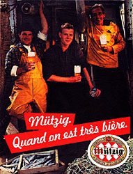 Advert Mutzig 1984