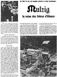 Advert Mutzig 1956