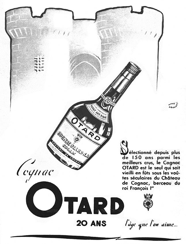 Advert Otard 1951