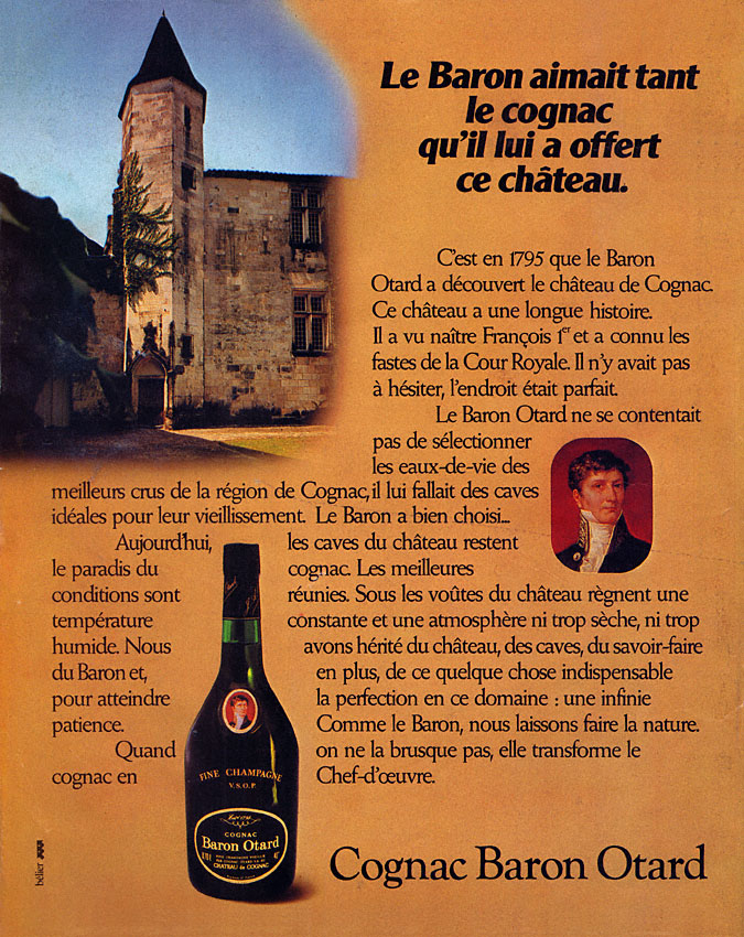 Advert Otard 1980