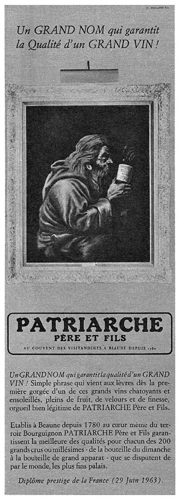 Advert Patriarche 1967