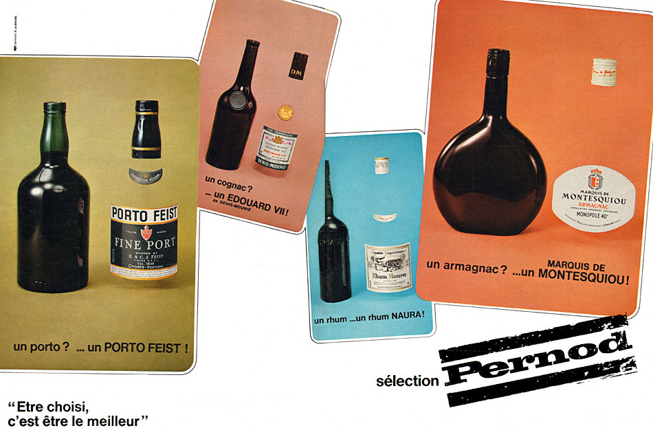 Advert Pernod 1968