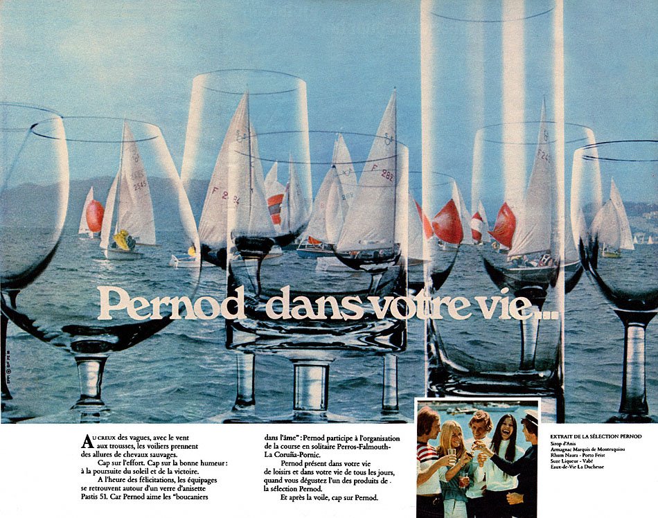 Advert Pernod 1972
