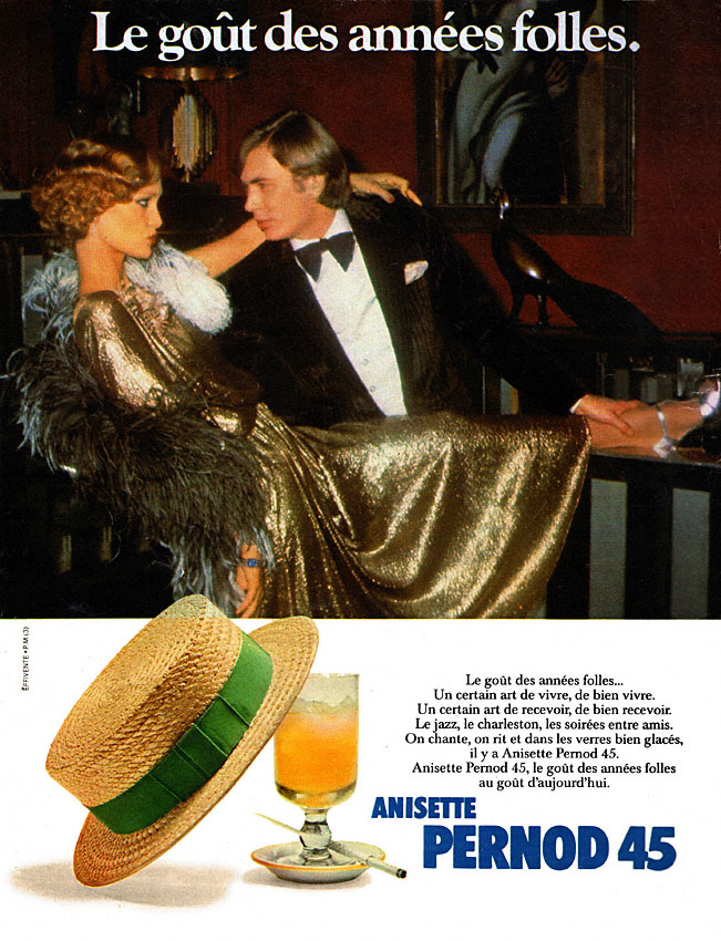 Advert Pernod 1977