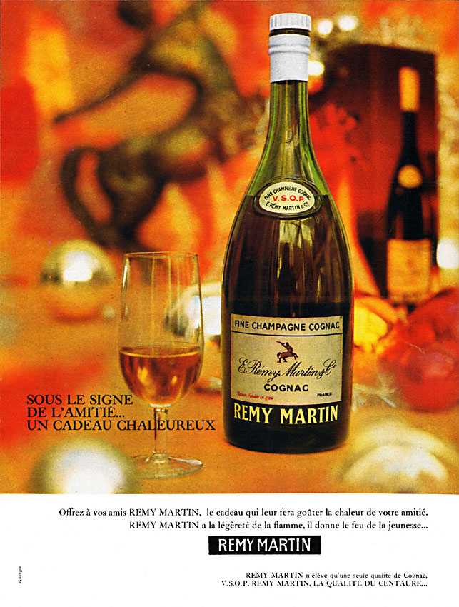 Advert Remy Martin 1962