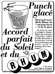 Advert Rhum 1952