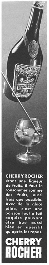 Advert Rocher 1952