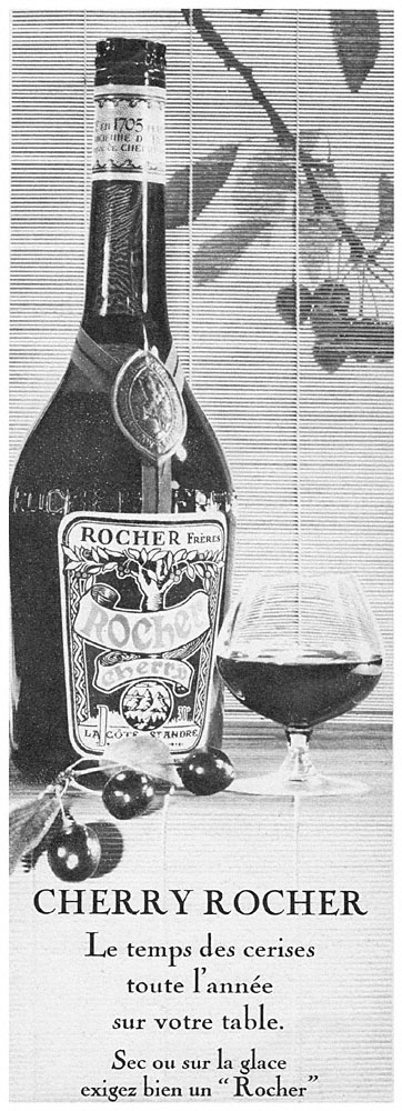 Advert Rocher 1966
