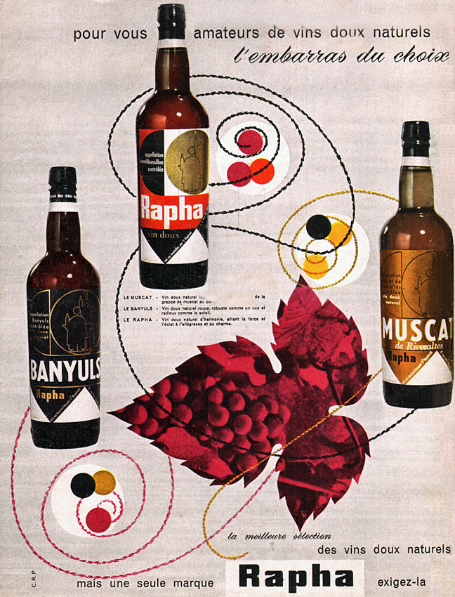 Advert Saint Raphal 1960