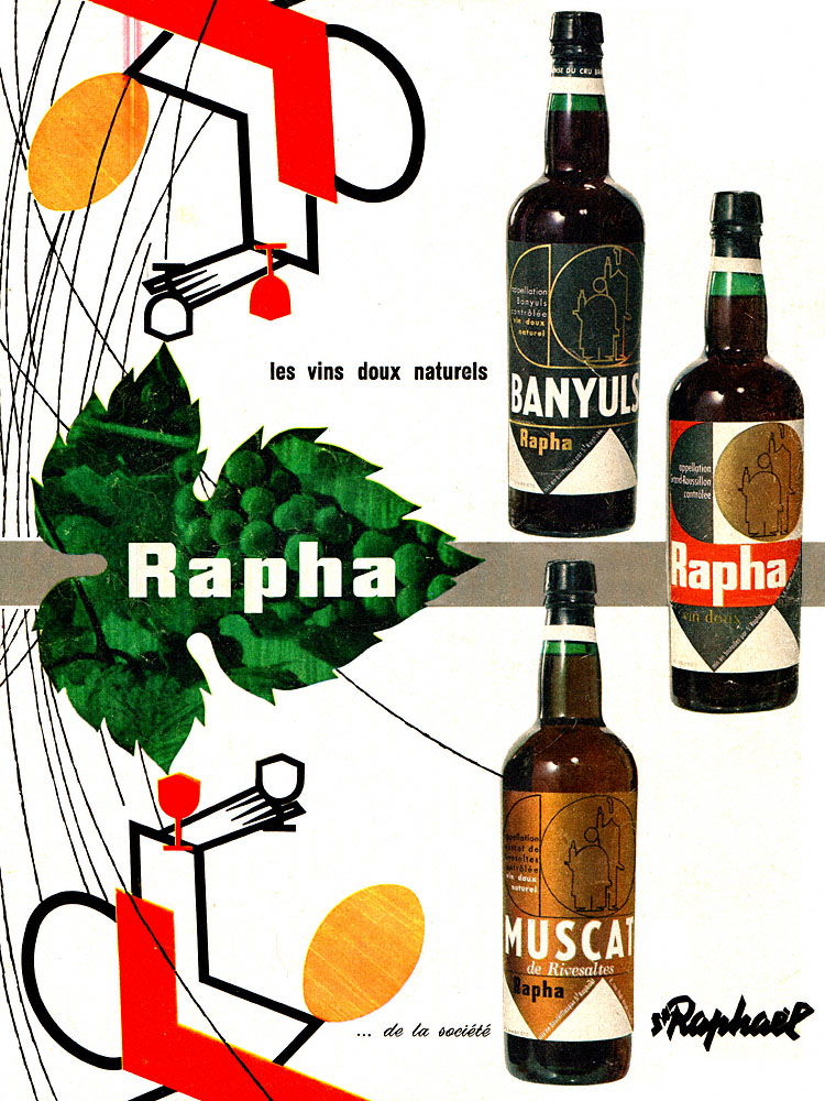 Advert Saint Raphal 1960