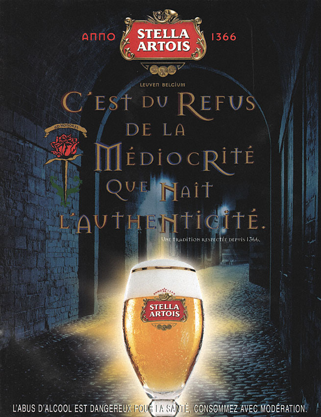 Advert Stella Artois 2000