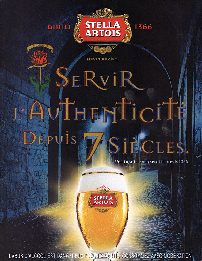 Advert Stella Artois 2000