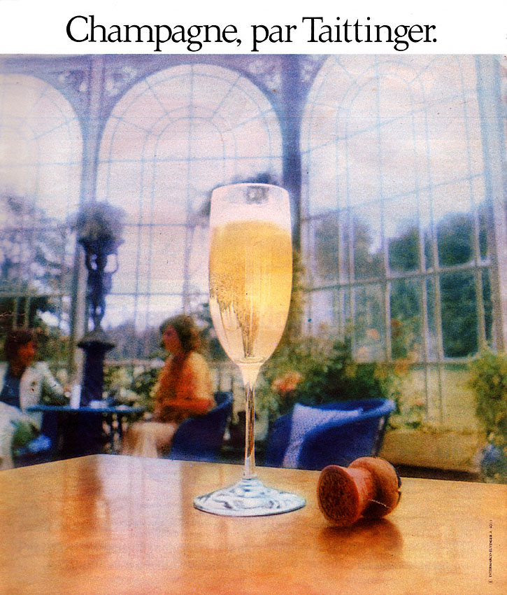 Advert Taittinger 1975
