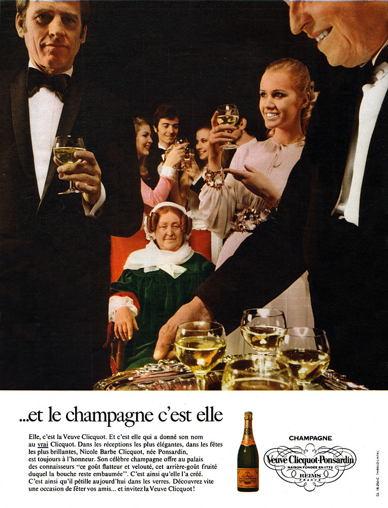 Advert Veuve Clicquot 1968