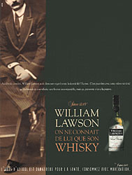 Advert William Lawson 1999