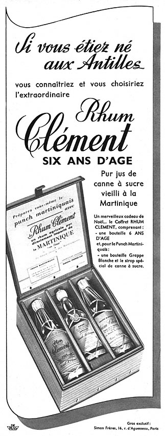 Advert ZxDivers Rhum 1951