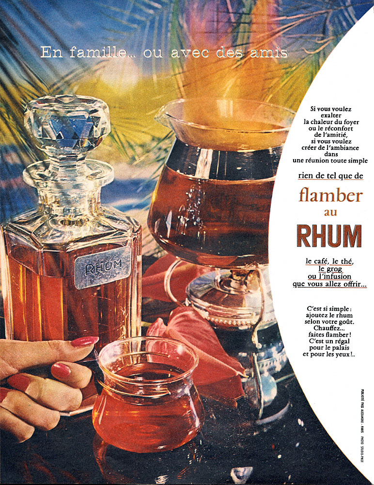 Advert ZxDivers Rhum 1965