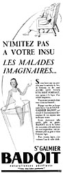 Advert Badoit 1952