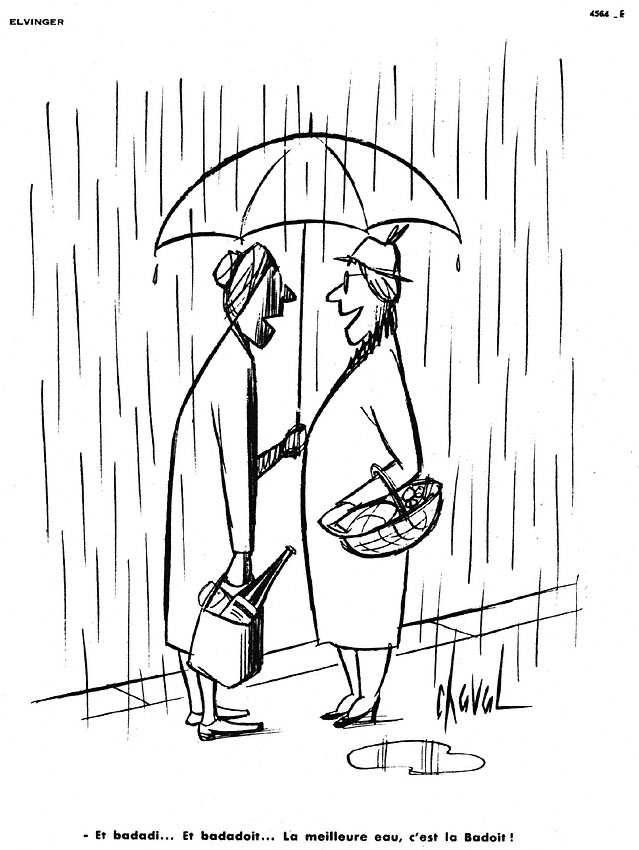 Advert Badoit 1954
