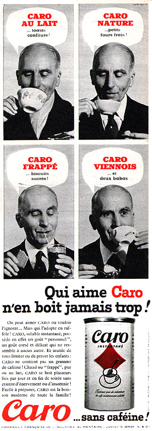 Advert Caro 1960