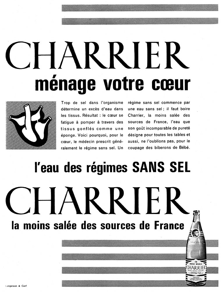 Advert Charrier 1961