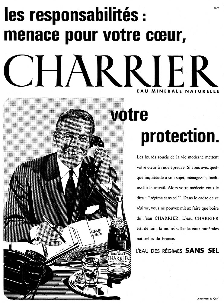 Advert Charrier 1961