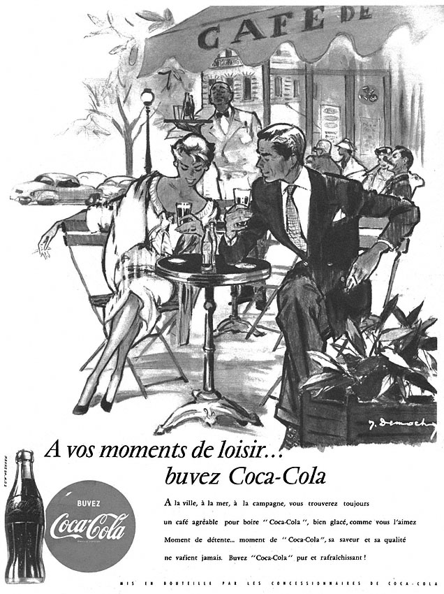 Advert Coca-Cola 1954