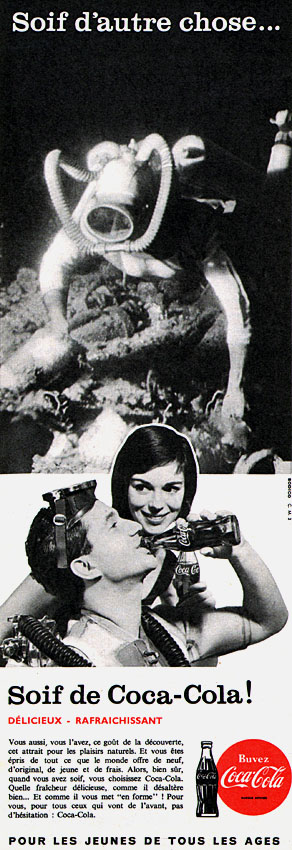 Advert Coca-Cola 1958
