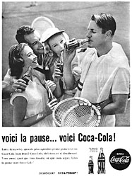 Advert Coca-Cola 1960