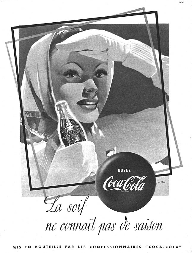 Advert Coca-Cola 1950