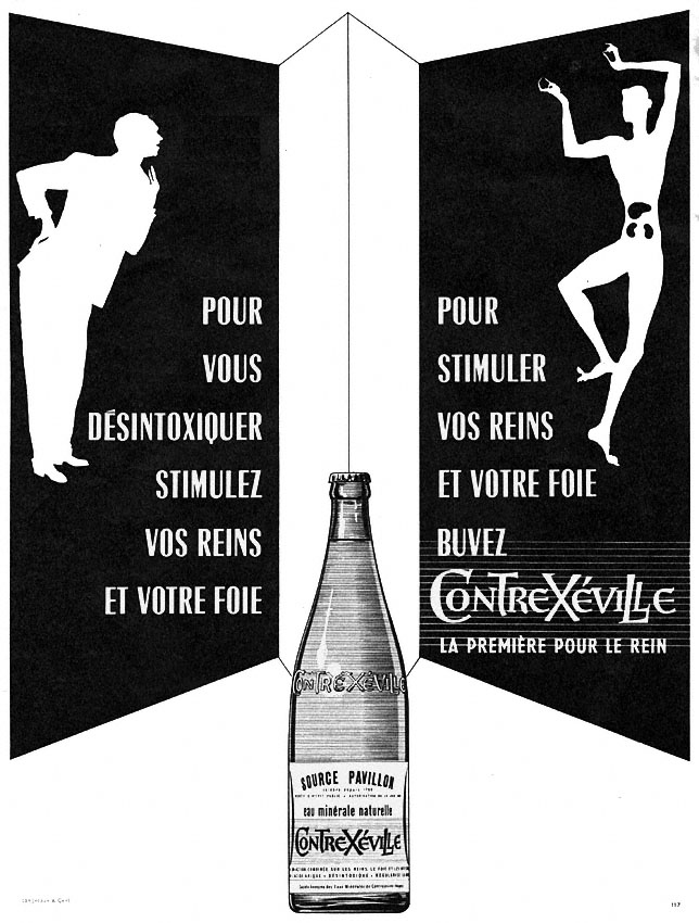 Advert Contrexeville 1955